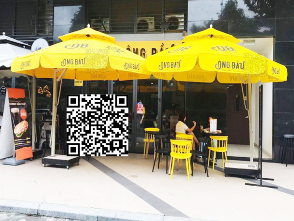 Ô dù che nắng lệch tâm tròn đường kính 3.9m cao cấp - Hình ảnh 3