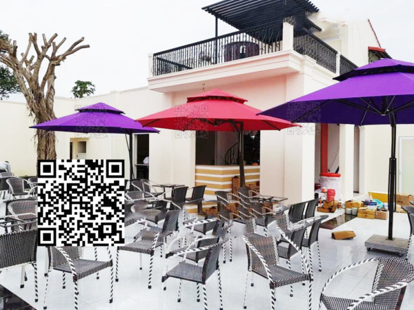 Ô dù che nắng lệch tâm tròn đường kính 3.9m cao cấp - Hình ảnh 5