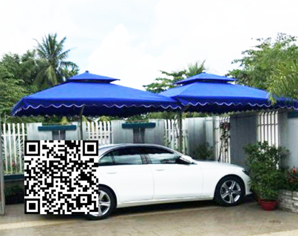 ô dù lệch tâm vuông hai tầng 2.5m - Hình ảnh 4